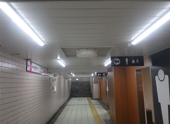 玉川外2駅中階及び出入口天井その他改造工事(H)